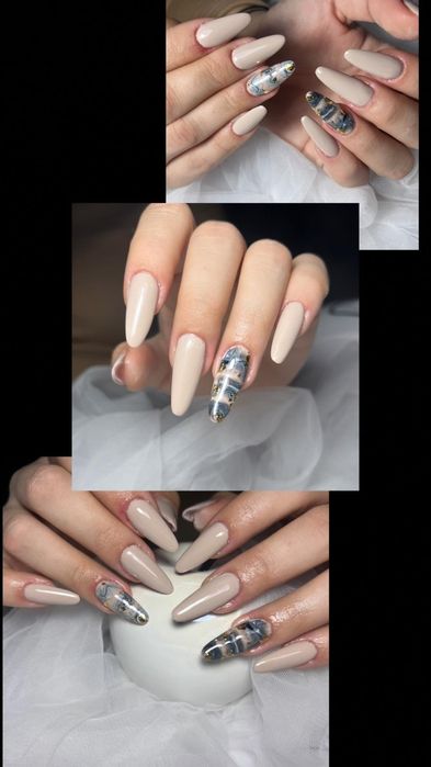 Unghi gel, oja semi cu apex.