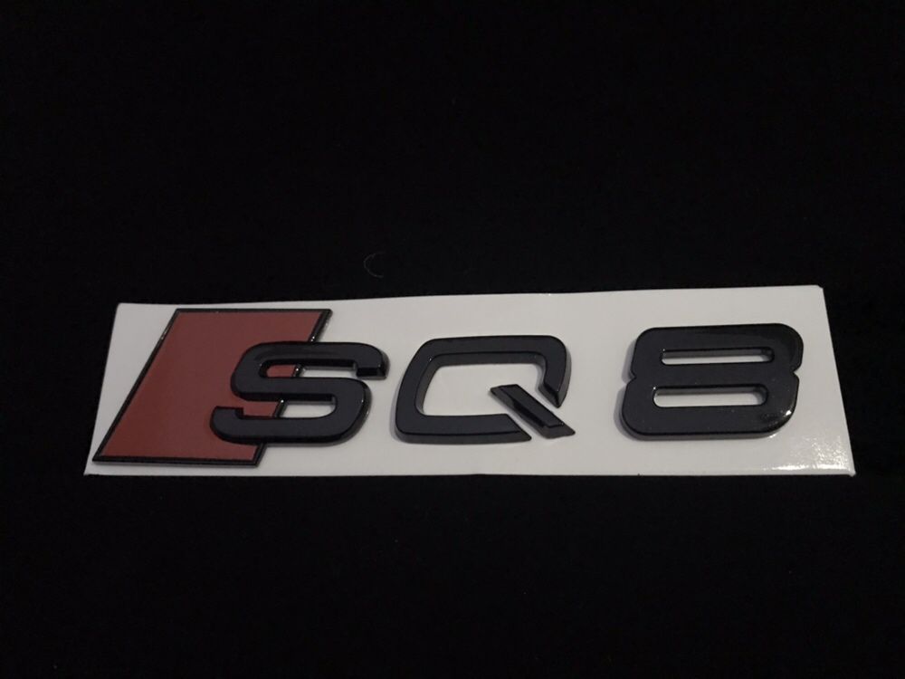 Set Embleme Audi Sq 8 NEGRU