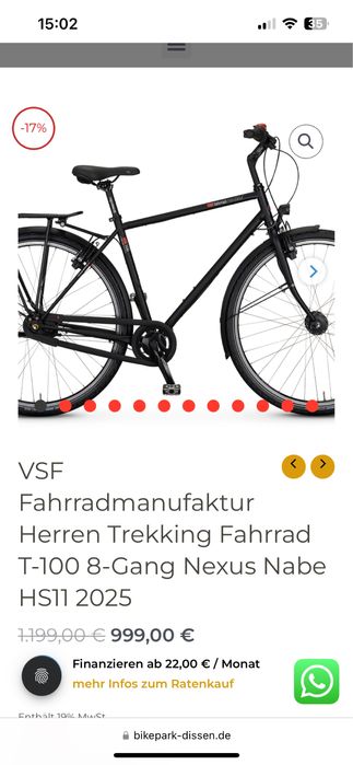 Bicicleta VSF Fahrrrad manufaktur T-100