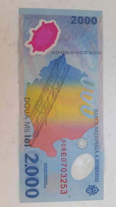 Bancnote 2000 lei cu eclipsa, 50€/bancnota