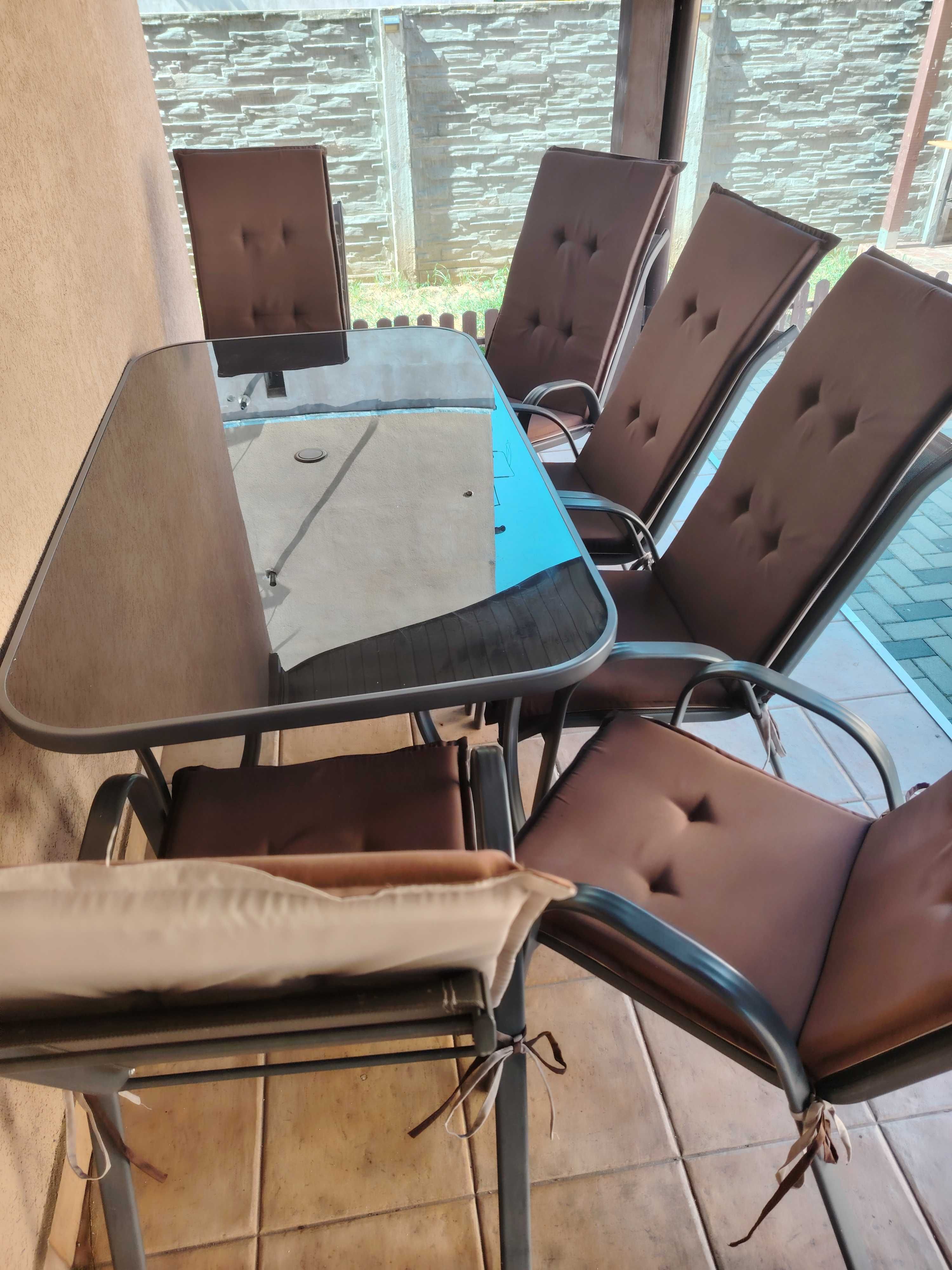 Vând set mobilier terasă