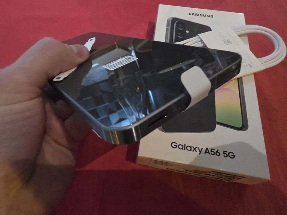 -Samsung A56-5G, Nou, 128Gb, 8Ram, 0 cicluri incarcare, neactivat, nef