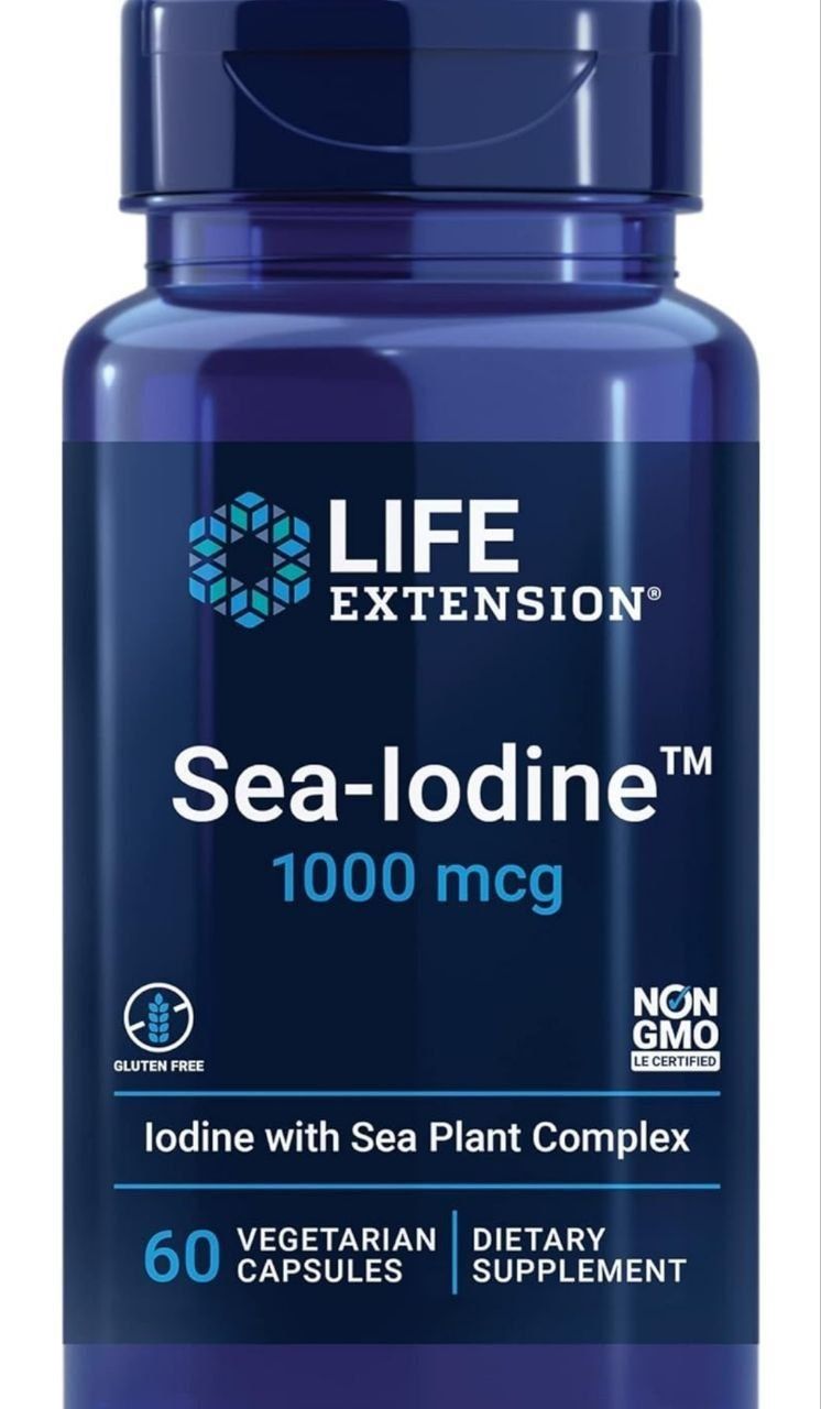 Sea iodine Морской йод 1000 мкг 60 капсул из Америки.