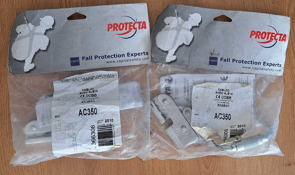 Sistem anticadere Protecta Cabloc AC 350 - pentru cablu 8mm / 2 bucati