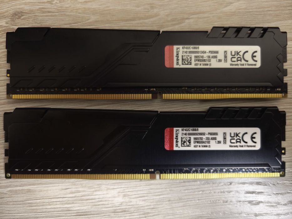 ОЗУ DDR4 Kingston Fury Beast 16 Гб 3200 МГц