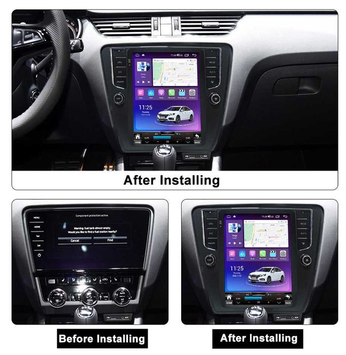 Navigatie Android TESLA Skoda Octavia 3  1/6 Gb Ram Waze Carplay