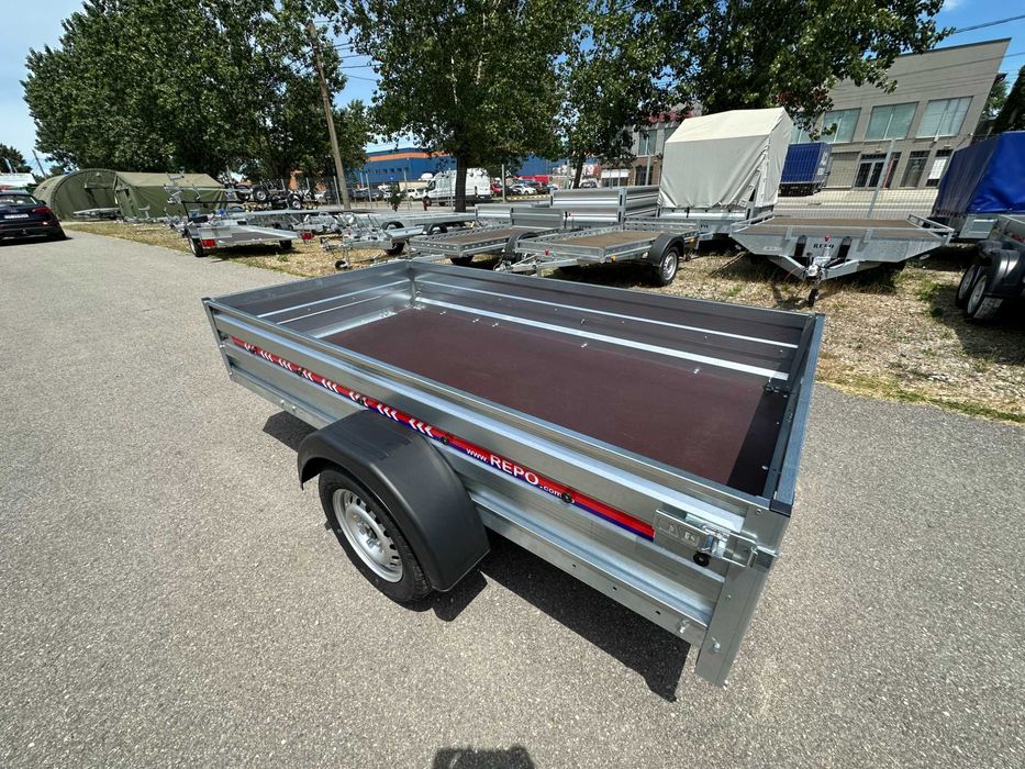 Remorcă REPO 750 kg – cu acte RAR, număr roșu și asigurare valabilă