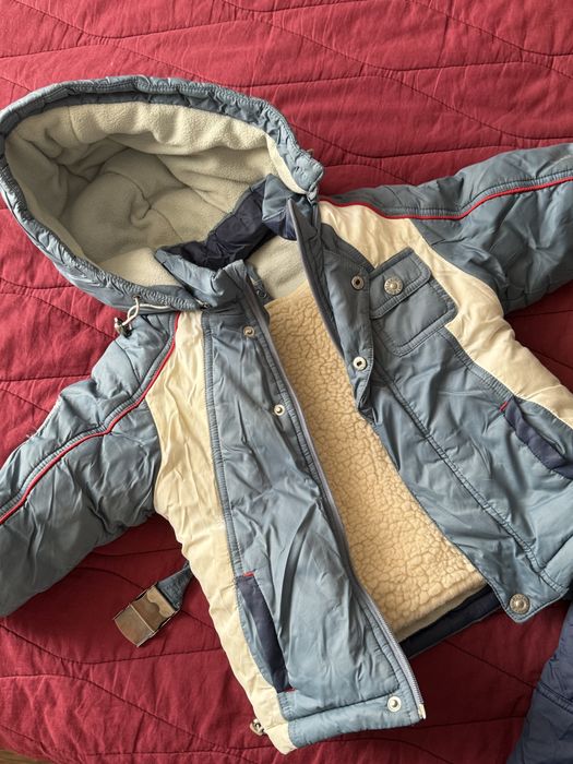 Зимняя куртка с комбинезоном