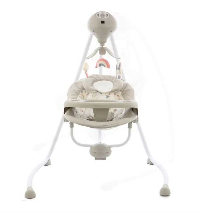 Leagan electric Wunderkid Side cu conectare la priza, Bej