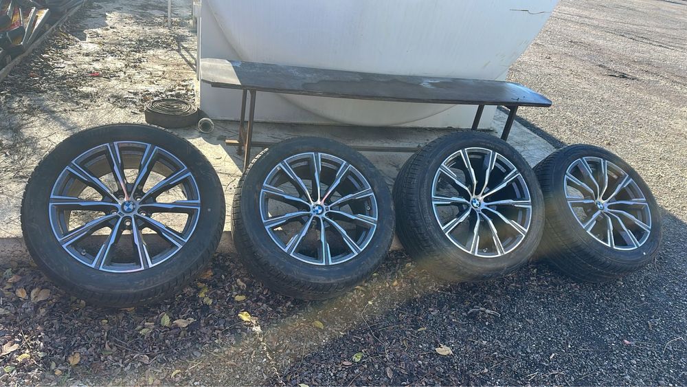 Jante + Anvelope BMW X5/X6 20” – Stare foarte bună – Set complet
