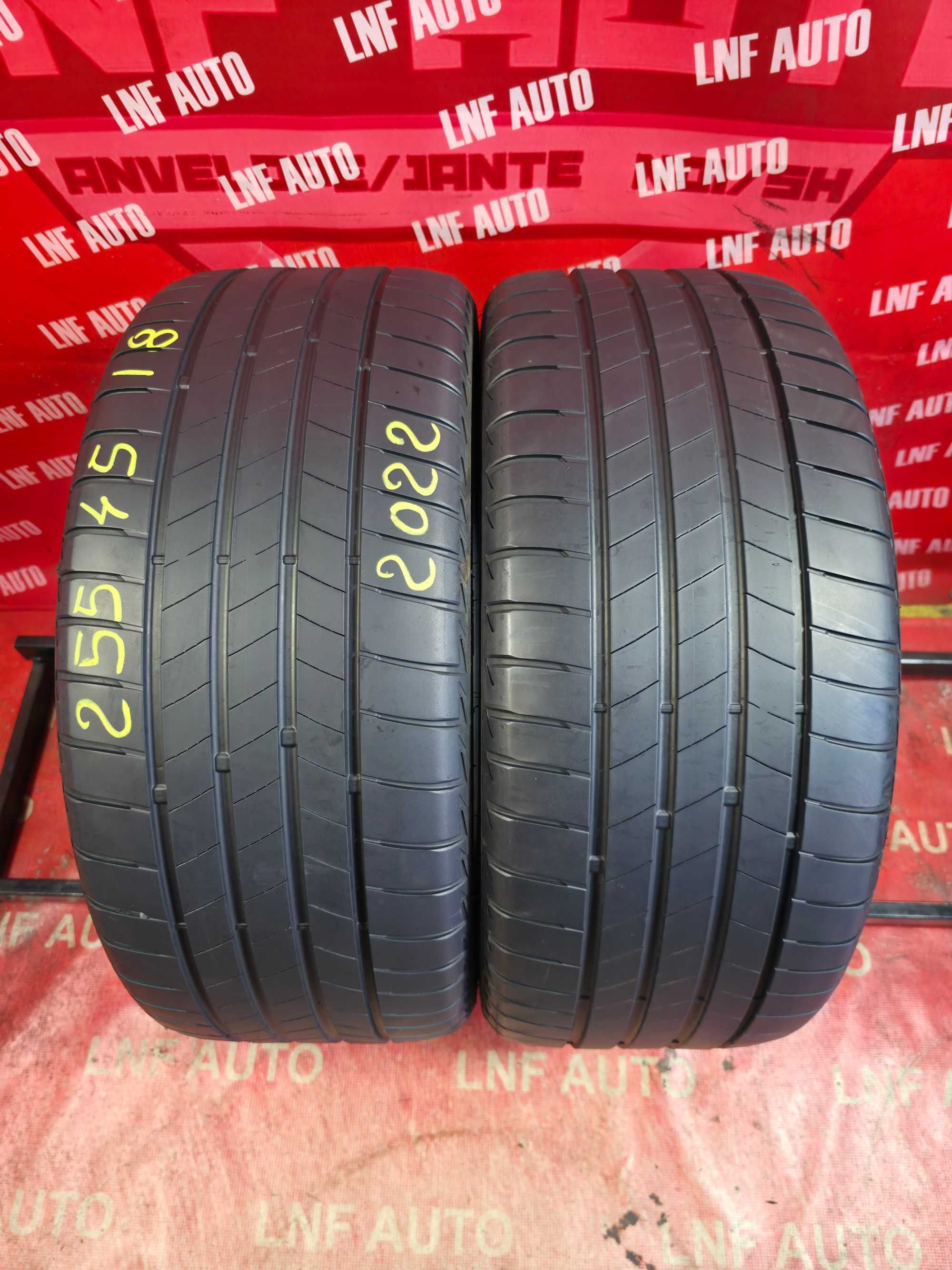 Anvelope de VARA - 255/45/18 - BRIDGESTONE - 5.62 MM - DOT 2022 !