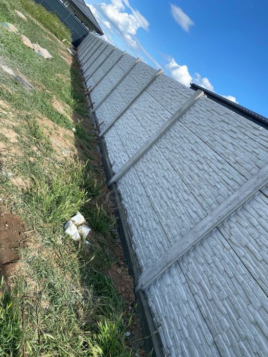 Gard din beton amprentat