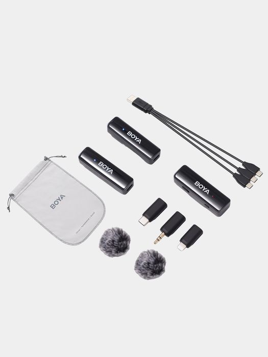 Универсальный двойной беспроводной микрофон Boya Boyalink