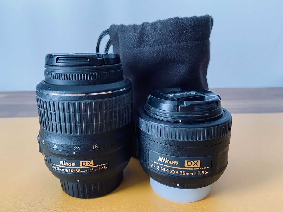 Nikon D3100 + 2 obiective (18-55 VR, 35/1.8G) + blitz, 11.800 cadre