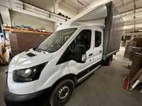 Ford Transit cabina dubla,cu prelata 3m