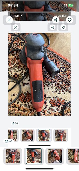 Flex hilti de slefuit beton cu reglaj