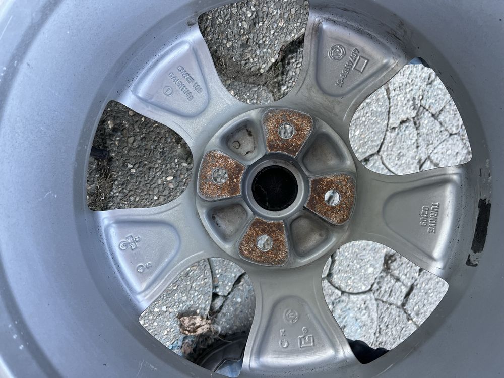 Jante aliaj 4x98mm, 185/65 R15 Fiat Punto, 500 Bravo Doblo Panda Stilo