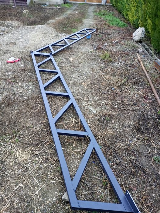 Ocazie materiale construcție hala 7x12 ferme și stâlp