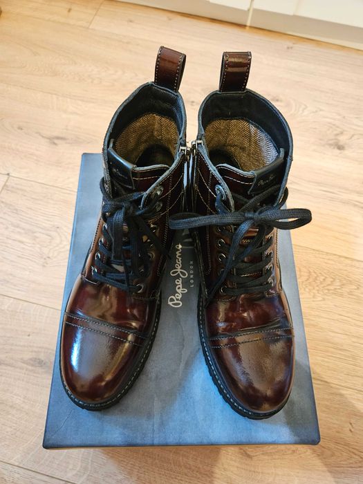 Кожени боти Pepe Jeans London, 39 номер