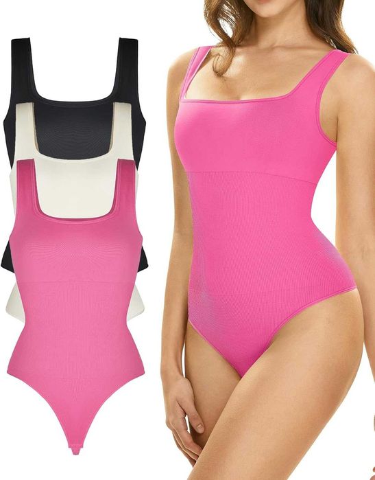 Bodysuit talie inalta  bumbac elastic