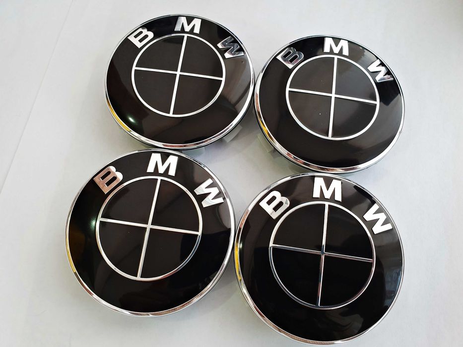 Capace jante aliaj BMW negre diam 68 mm set 4 bucati 5 modele