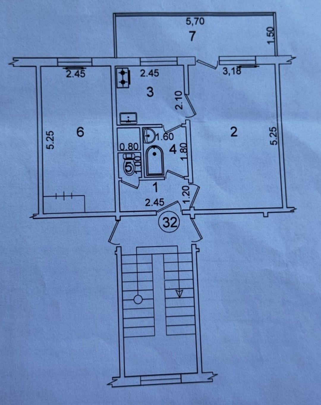 Yunusobod 11 mavze 2/3/4 (51²) sotiladi ipoteka ga xam