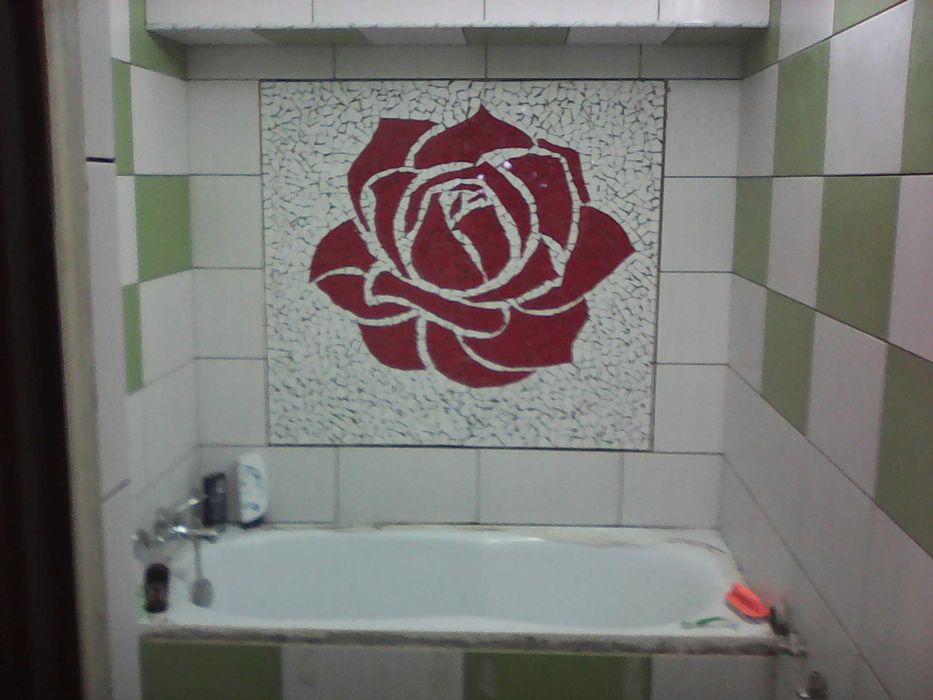 Tablou mozaic ceramica special lucrat manual Trenkart