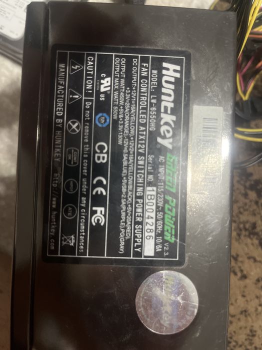 Блок питания на 550w