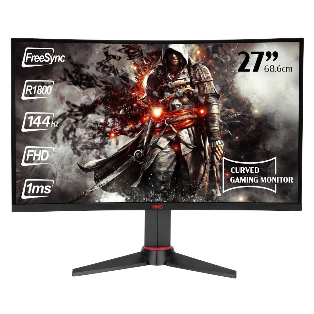 HKC M27G1 Full HD curved Gaming Monitor 144Hz, 1ms, FreeSync (type S)