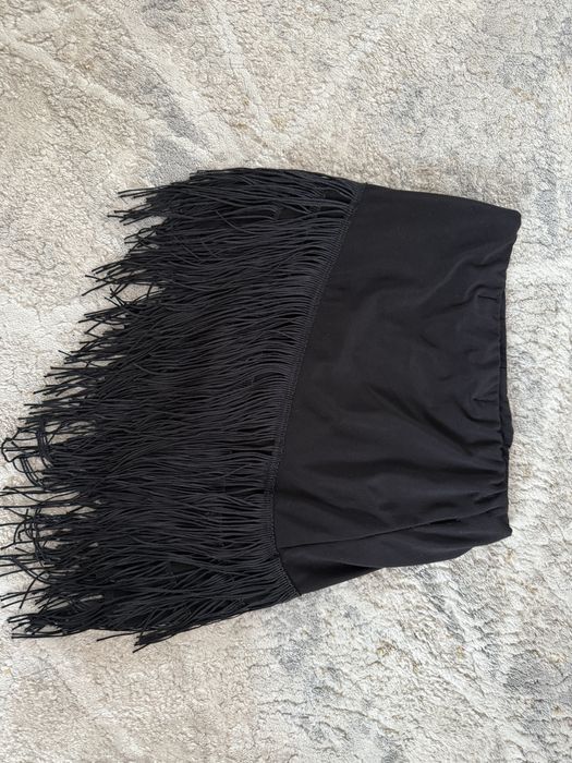 Юбка для танцев с бахромой