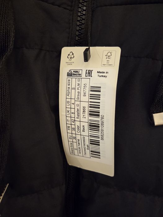 Чисто ново черно зимно яке