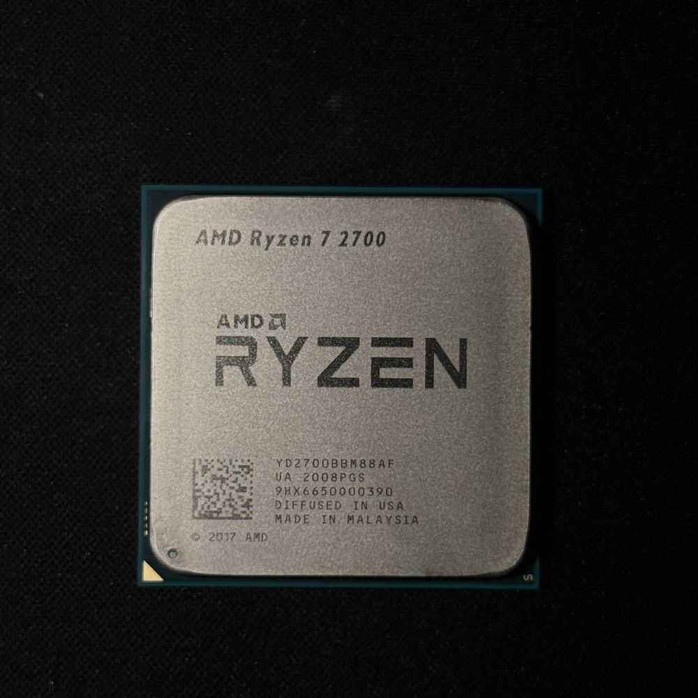 Ryzen 7 2700 + Cooler Master + термопаста