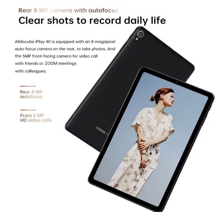 Tableta Alldocube iPlay 40, OctaCore, 10.4", 128GB, 8GB RAM, 4G