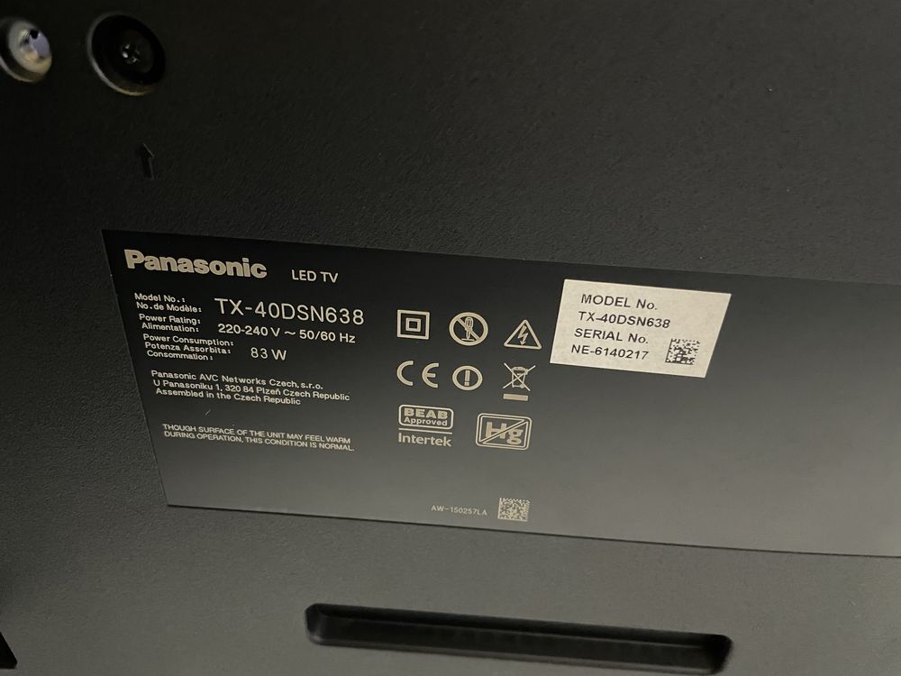 Телевизор Panasonic Smart 40 инча