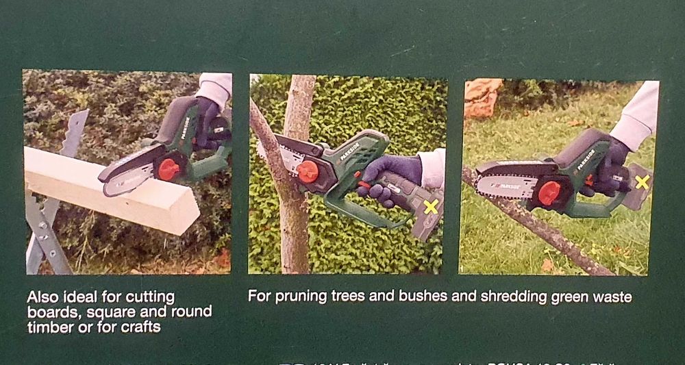 Fierastrau electric / drujba Parkside + baterie, incarcator - garantie