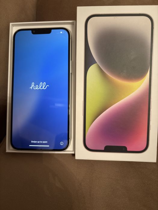 Super oferta! Iphone 14 Plus, impecabil, alb, 1600 lei