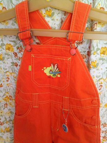 Детские брюки морковного цвета