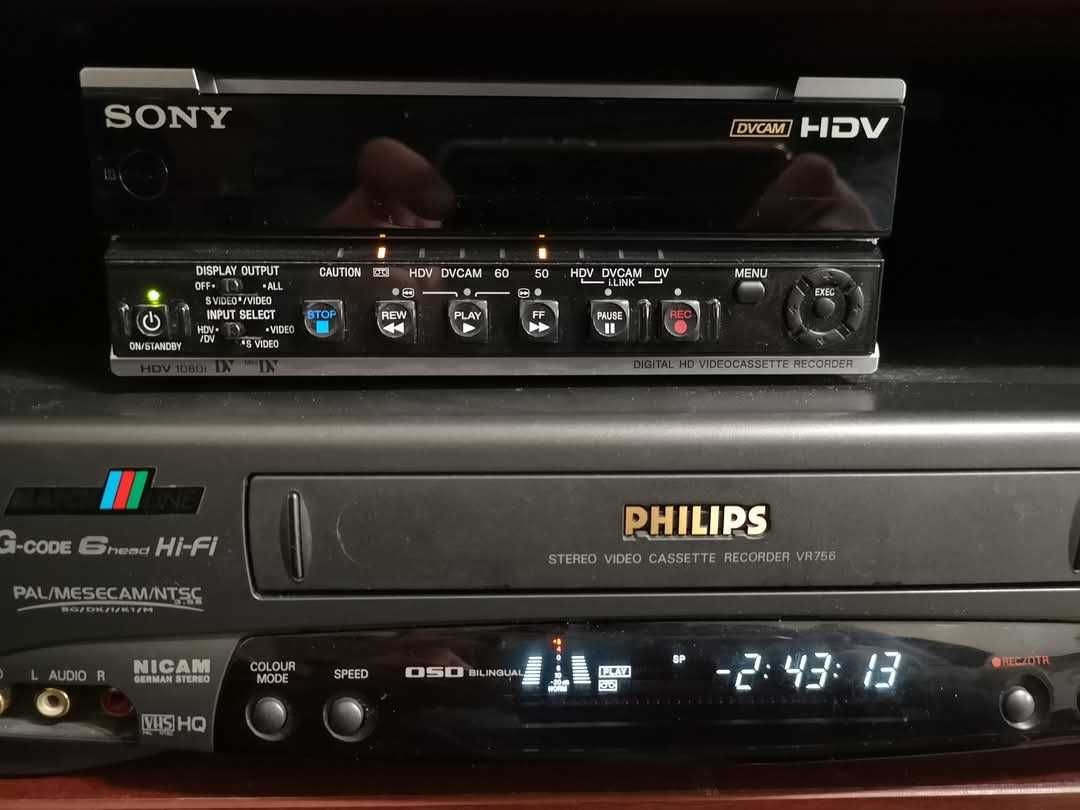 Transfer Profesional Casete Video VHS, VHS-C, MiniDV, DVCAM