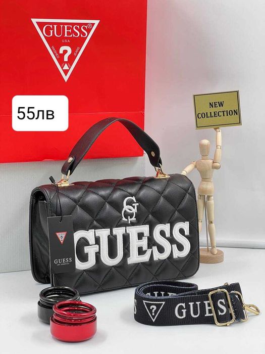 Guess чанти ,раници бъбрек