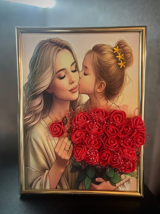 3D картини от рози