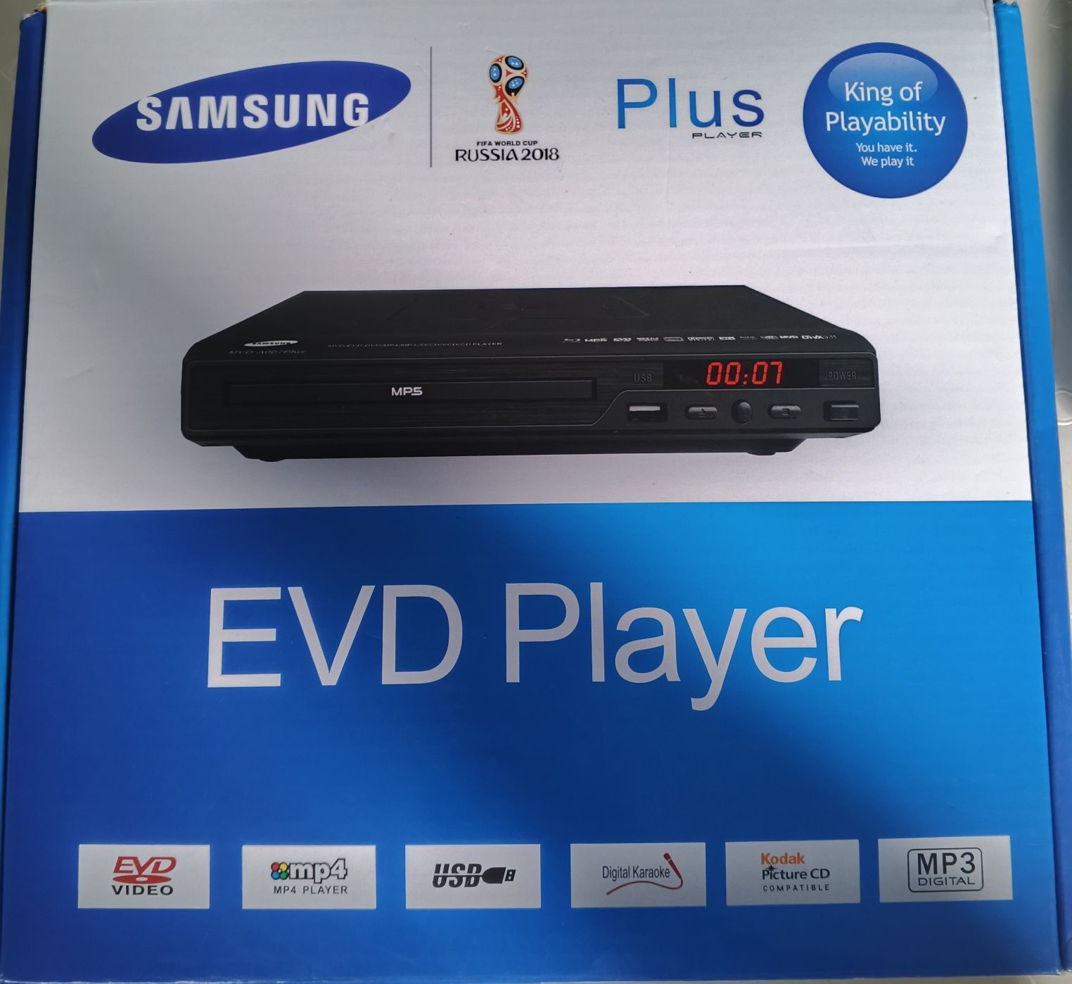 Мощный компактный DVD Samsung