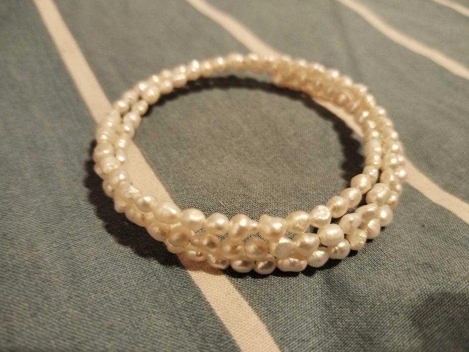 Гривна естествени перли