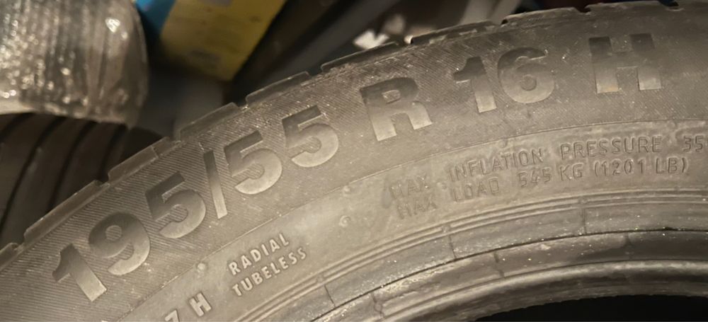 Continental 195/55/R16 Dot 2020