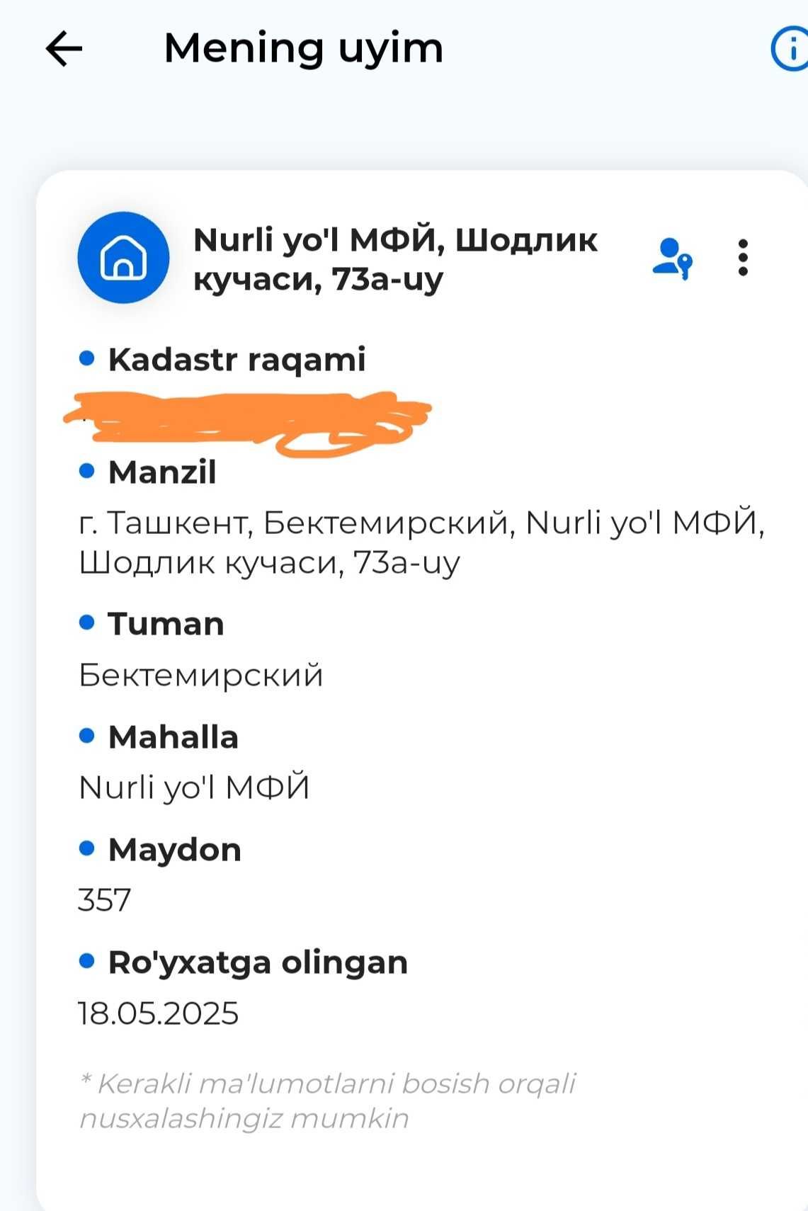 uy sotladi srochni