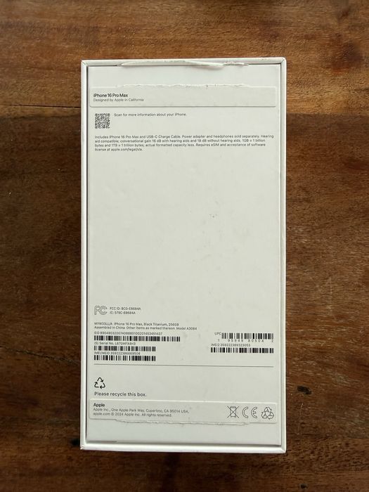Iphone 16 PRO MAX 256GB