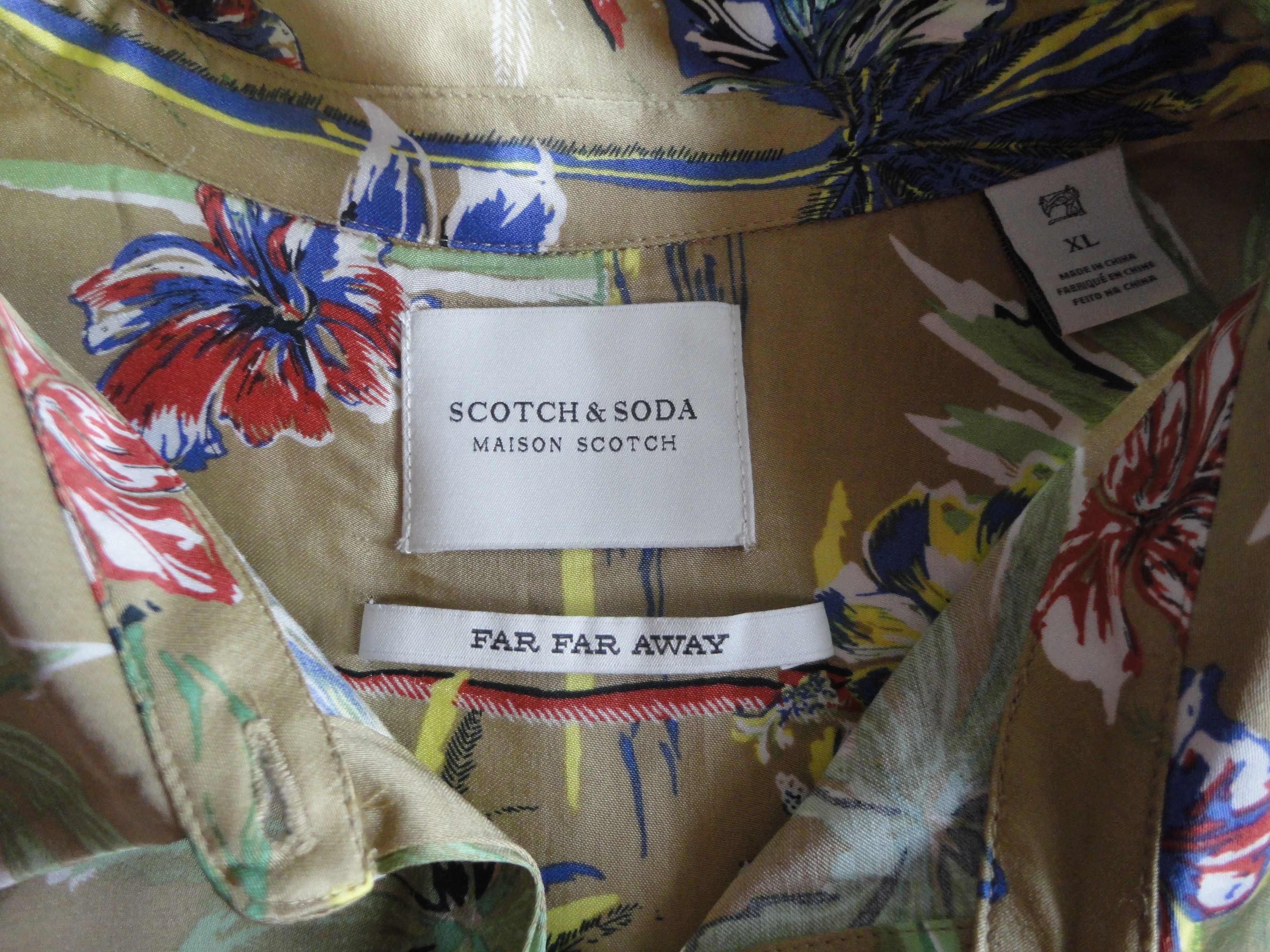 Scotch&Soda/L-XL/нова копринена риза/блуза