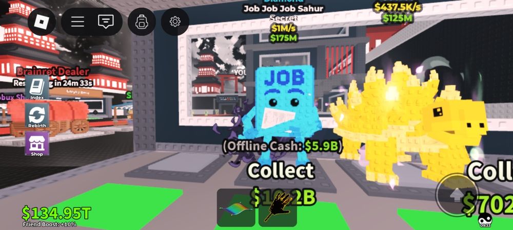 vand job job sahur daimond