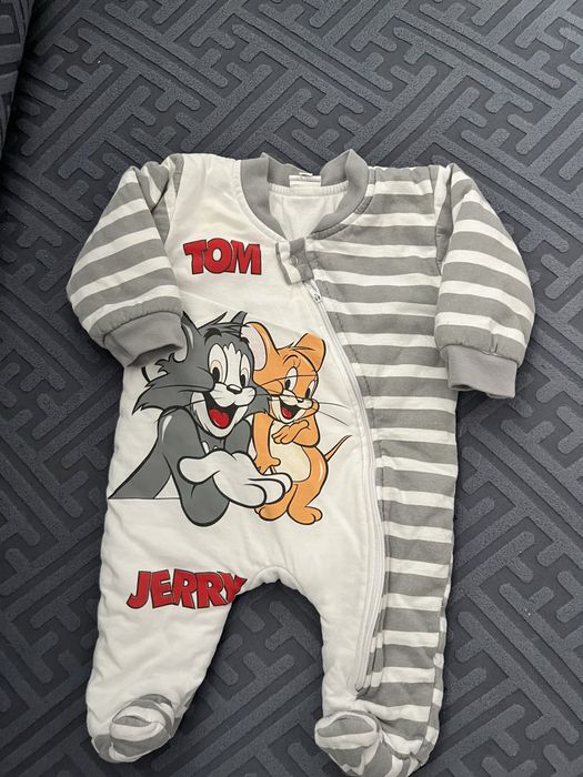 Бебешко памучно космонавче