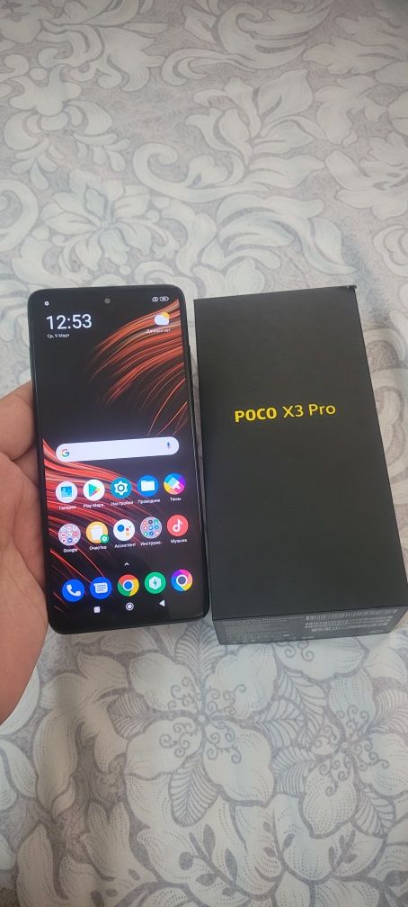 Xiaomi Poco X3 Pro 8+3/256GB Gray Igravoy Flagman Karobka Holat Yaxshi