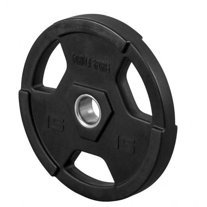 Disc profesional 50/51 mm Olimpic cu Grip 15 KG Gorilla Sports